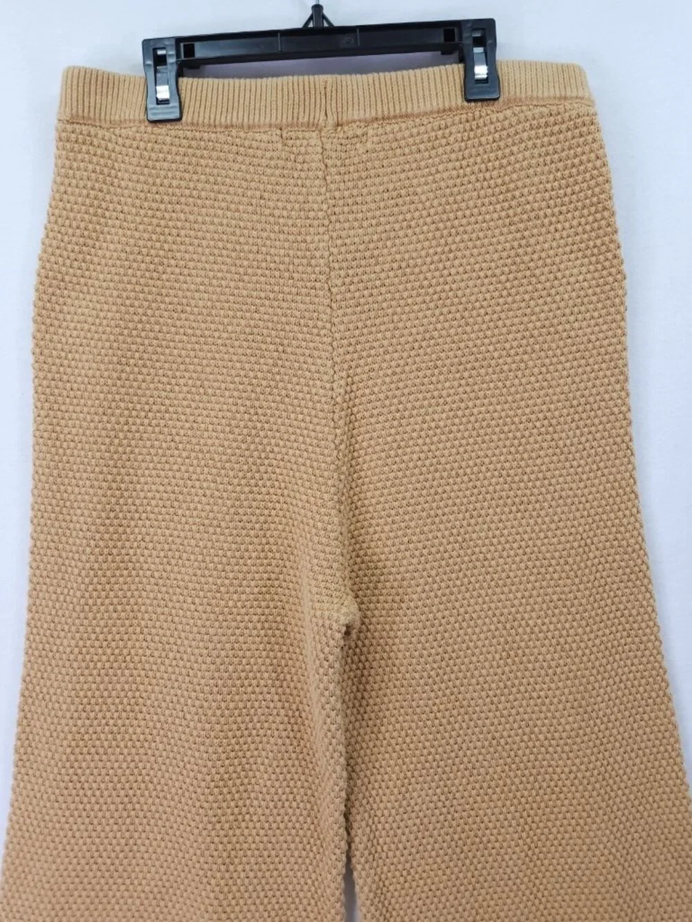 Free People Beach Chunky Knit Pants Womens Medium Crop Wide Leg Cozy Casual